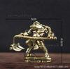Креативная латунная фигурка Маленькая декоративная статуэтка для полки дома, декора стола