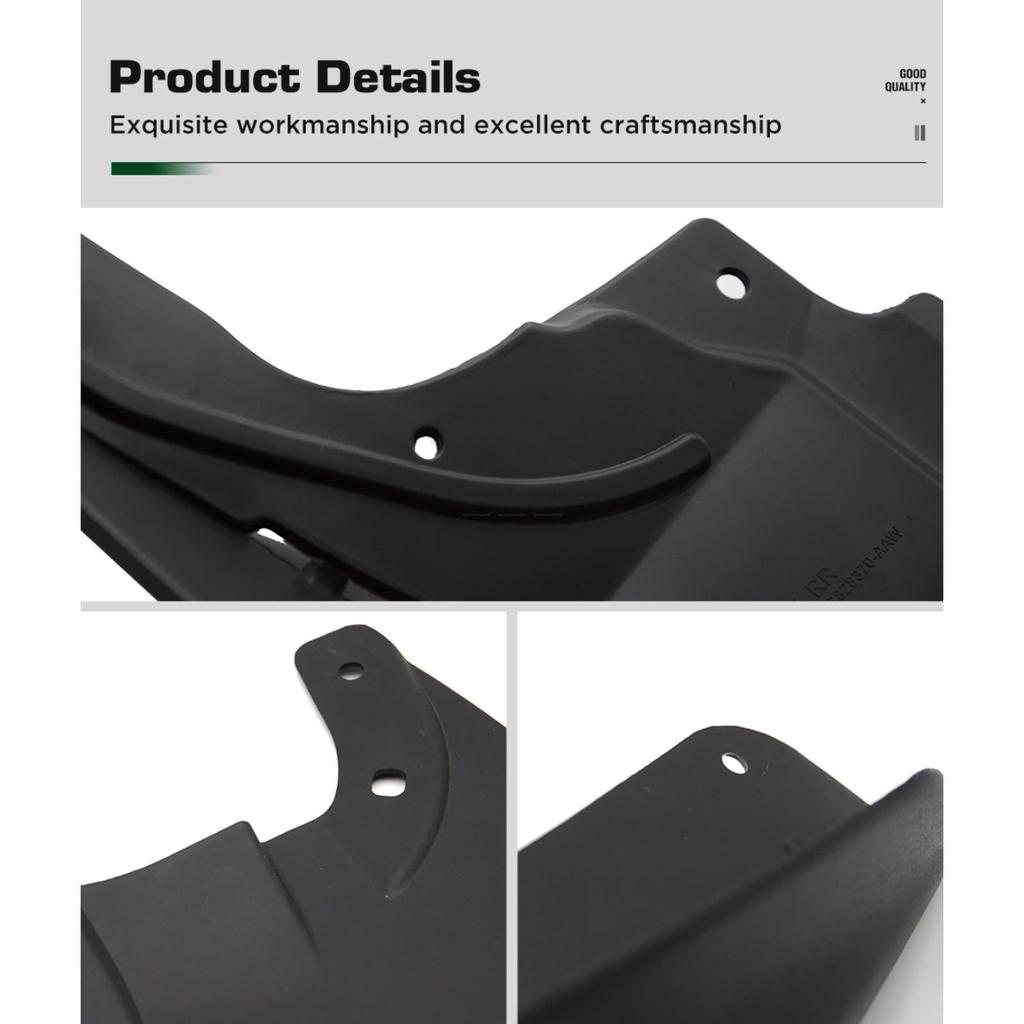 4PCS Splash Guards Mudguards Compatible with Ford Explorer 2011 2012 2013 2014 2015 2016 2017 2018 2019