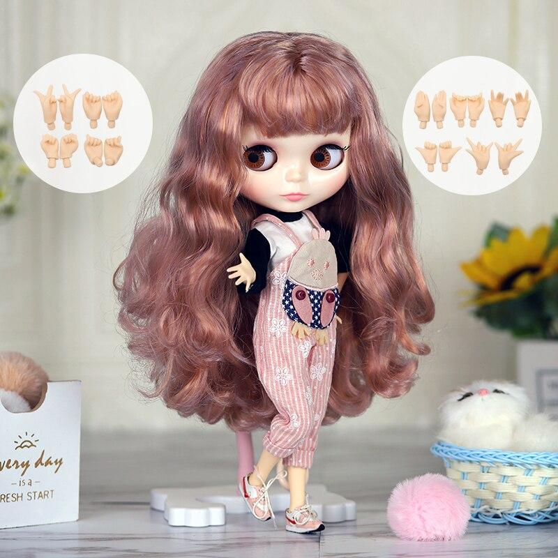 Кукла ICY DBS Blyth 1/6, аниме-кукла, шарнирное тело, белая кожа, глянцевое лицо, специальный комплект с одеждой, обувью и руками, 30 см, игрушка BJD