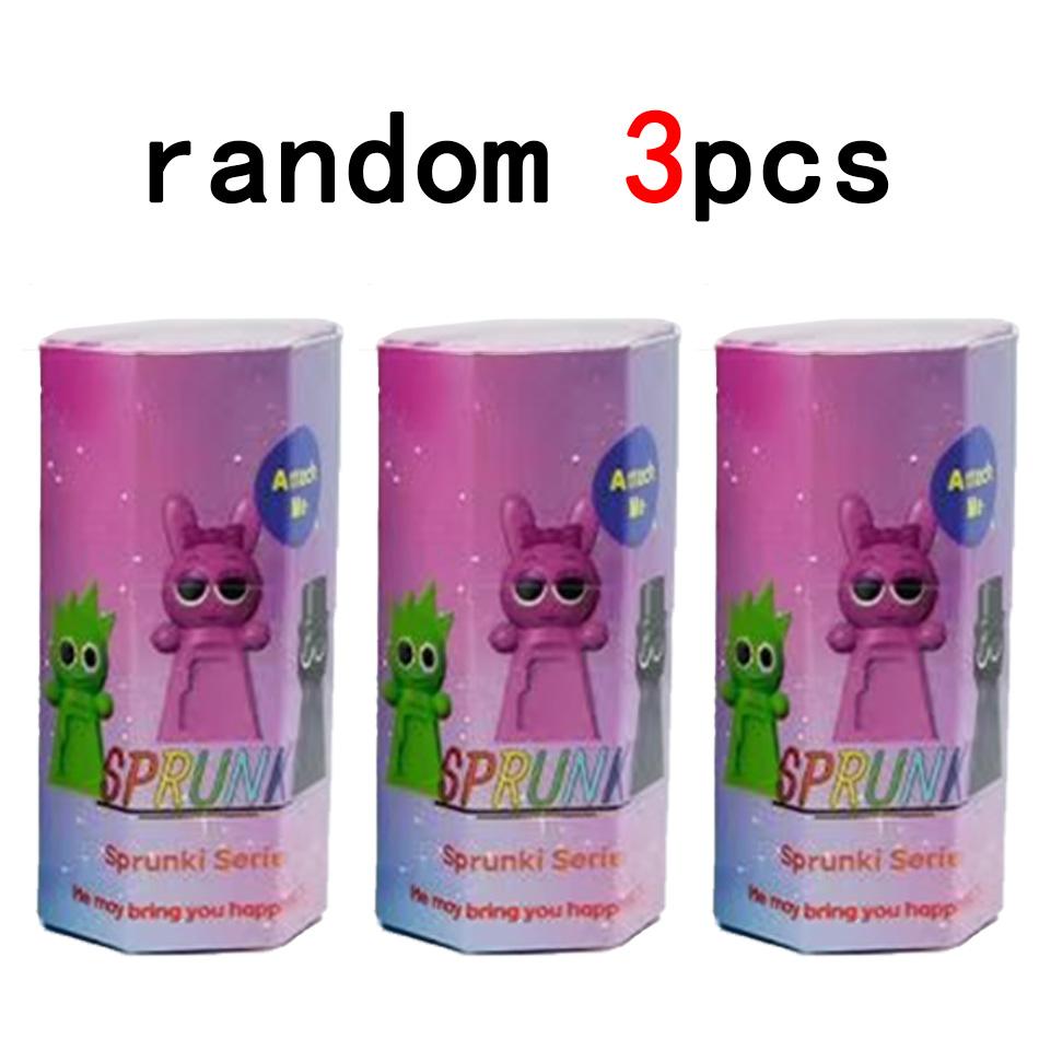 Серия Sprunki Слепой бокс Случайная модель Набор для детей Образовательная игрушка Подарок на день рождения Принадлежности для вечеринки Красивый дизайн
