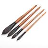 Oval Squirrel Hair Artist Painting Brush Pens Dainayw 4 Pcs for Watercolor Gouache Illustration Drawing Animation and Rendering