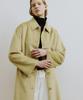 Molliolli Lungo Single Long Coat [Taupe]