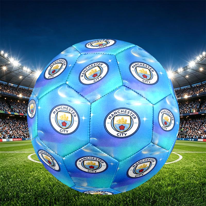 Футбольный мяч Manchester City FC, размер 5, из износостойкого ПУ, для матчевых тренировок и ежедневной практики, подарок на день рождения для футбольных фанатов