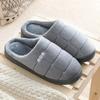 Мужские и женские новые стильные хлопковые тапочки осенне-зимняя парная обувь для дома нескользящая толстая подошва верхняя одежда большого размера