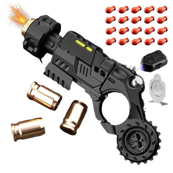 Aluminum Alloy Fidget Shooter Toy Stress Relief Bullets Launcher Portable Travel