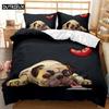 Комплект постельного белья для собак 3D Queen Bedding Duvet Cover Set Bedding Bed Cover Cotton Queen Bed Cover Set Bed Set Bedding