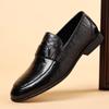 Новые мужские туфли из коровьей кожи высшего слоя, деловые кожаные туфли для работы, кожаные туфли с большой головой на толстой подошве, мужские повседневные туфли
