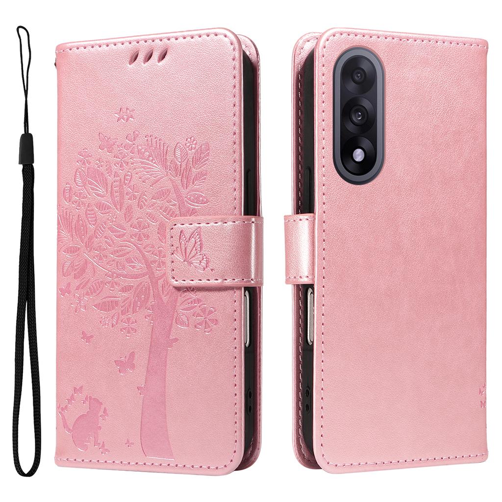 Чехол-книжка для телефона OnePlus Nord 5 5G/OnePlus Ace 5 Ultra 5G с подставкой, с рисунком кошачьего дерева, кожаный кошелек, мобильная накладка