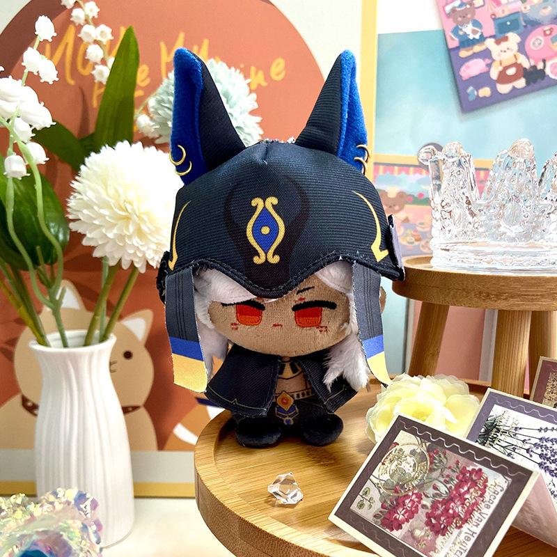 LohenGenshin Impact Plush Doll Lumine Dainsleif Yoimiya Aether Alhaitham Kaveh Freminet Focalors Arlecchino Neuvillette Toy Gift
