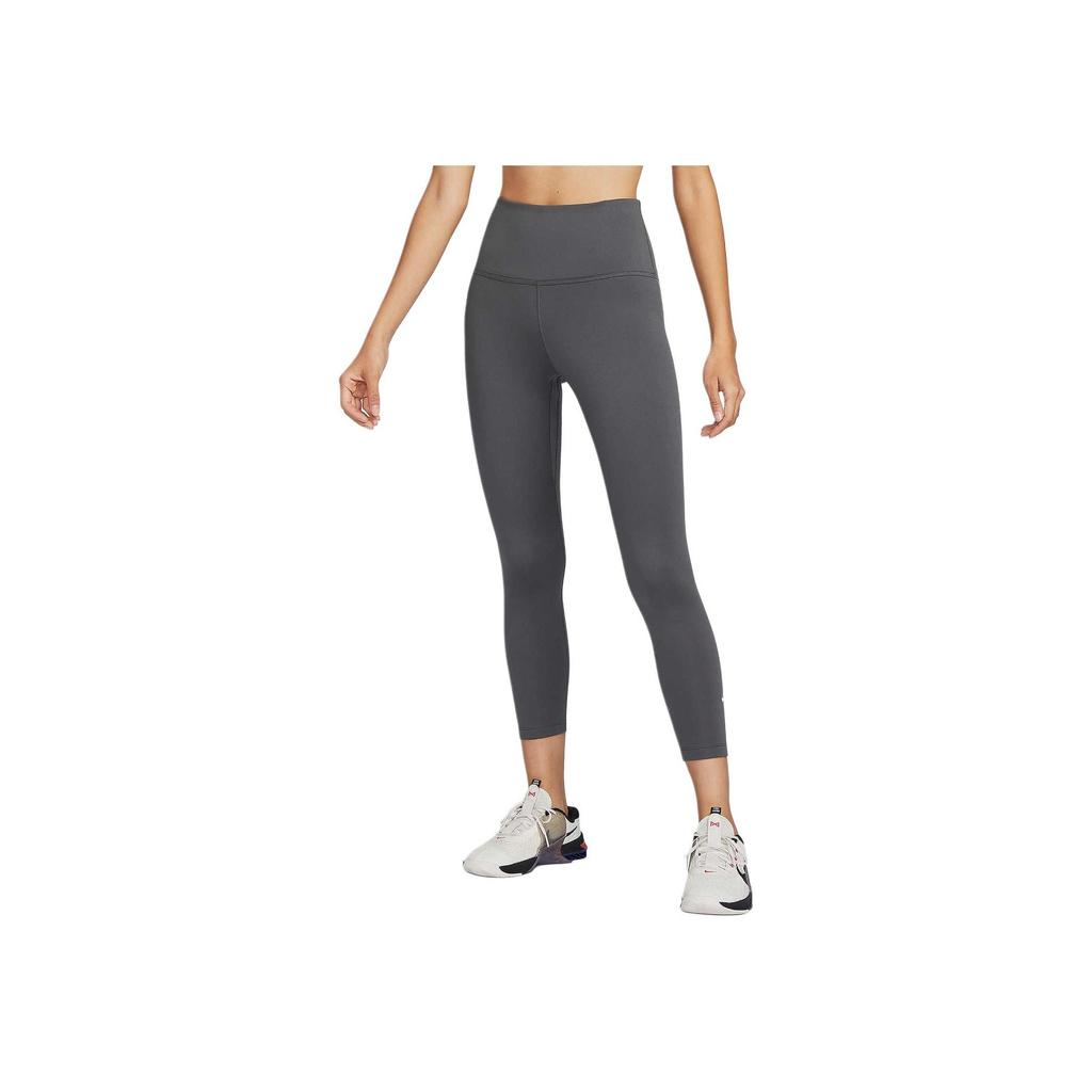 Nike Therma-Fit One Solid High-Waisted Nine-Point Tight Casual Sports Pants Women Bottoms Iron-Gray FB8613-068