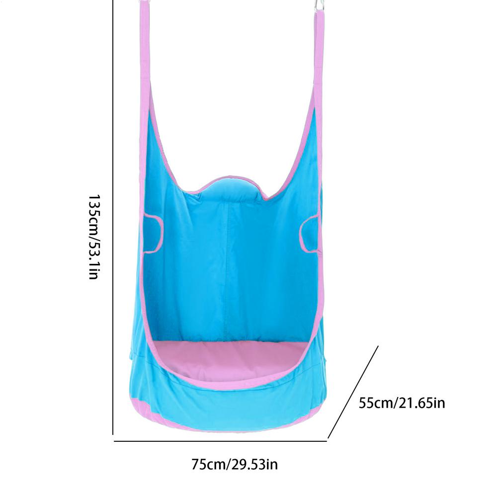 Детское кресло-гамак в виде кокона, сенсорные качели, детское кресло-гамак в виде кокона, портативное кресло-гамак, надувные качели-гамак с подушкой