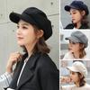 Ladies Beret Short Brim Plush Retro Dome Solid Color Headpiece Lightweight English Style Octagonal Cap Peaked Cap for Shopping Travel Dating