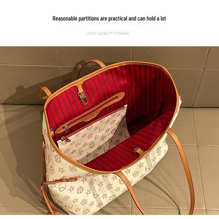 Модные вместительные сумки-тоут с текстурой, Новые сумки для покупок «мать и дитя» и женские наплечные сумки