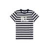 Polo Ss22 Logo Striped Crew Neck Short Sleeve T-Shirt Women T-Shirt Blue WMPOKNINCU20434-410