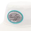 NEW ERA GF BUCKET 01 SCW Oval Patch Golf Hat Stretch Cotton Washable White Unisex M/L