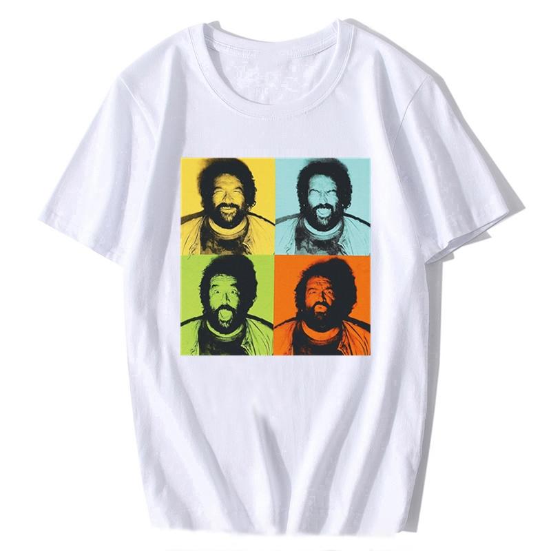 Bud Spencer Camiseta Popular Art Men's / Women's T Shirt Men Tshirt Print Breaking Bad Print T Shirt For Men Fashion Streetwear
