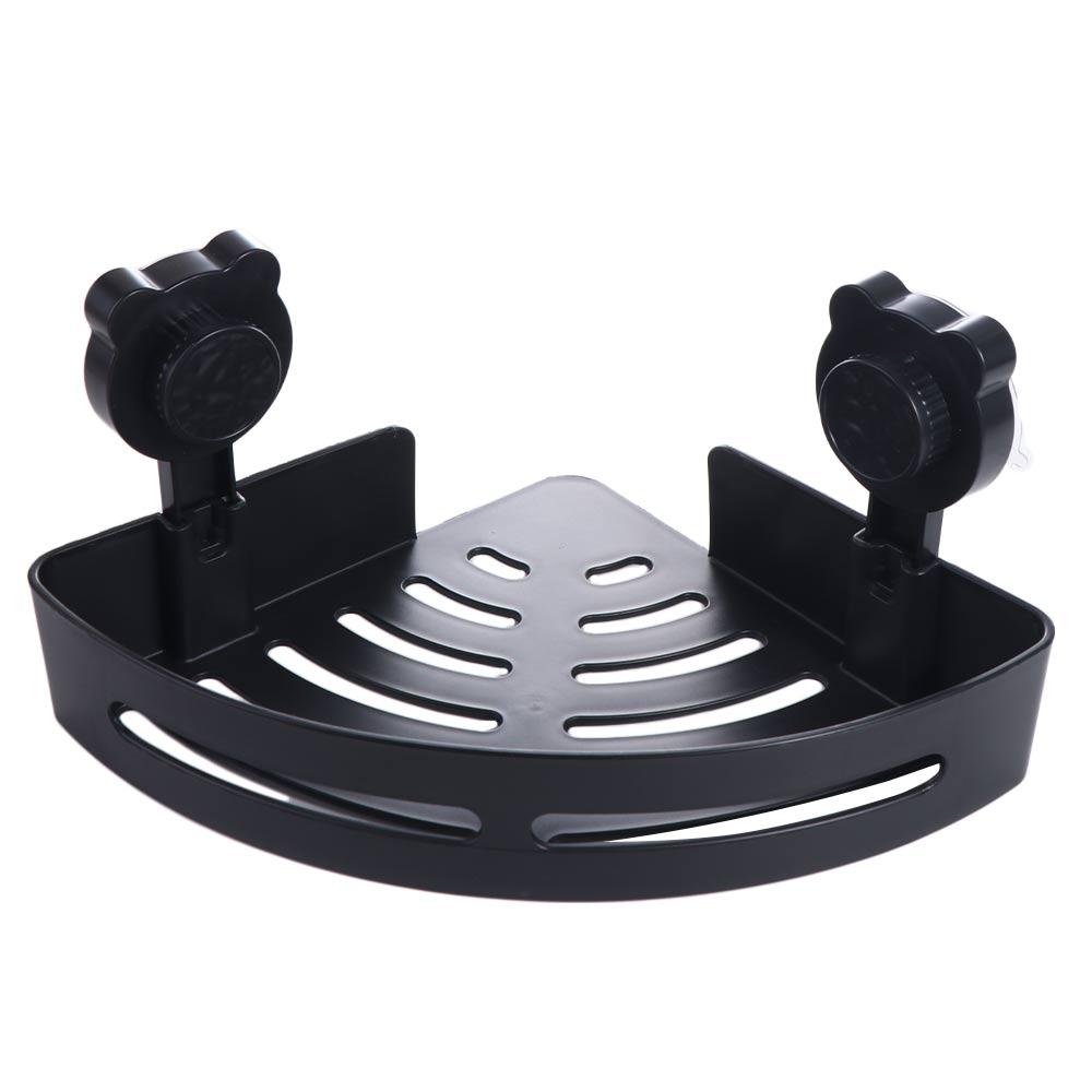 Wall Mounted Suction Cup Triangle Storage Rack Punch Free Wall Shower Shampoo Rack for Home