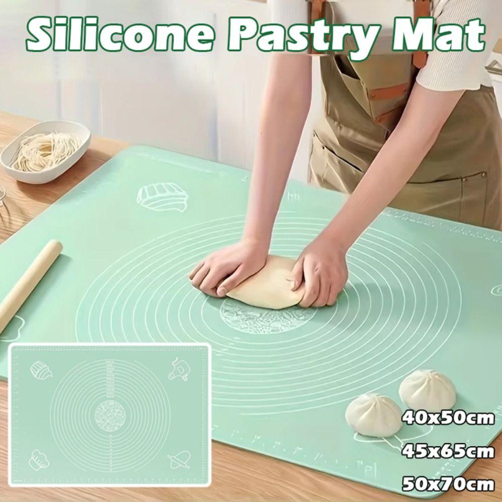 Новый силиконовый коврик для раскатывания теста, антипригарный, нескользящий, утолщенный коврик для замешивания теста