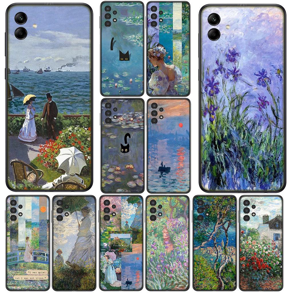 Чехол для Huawei Mate 20 P30 P20 Lite Pro Y7 Y6P Y7A 2019 Nova 5T 3I Корпус Чехол для телефона Клод Моне Кот Импрессионизм Кувшинки
