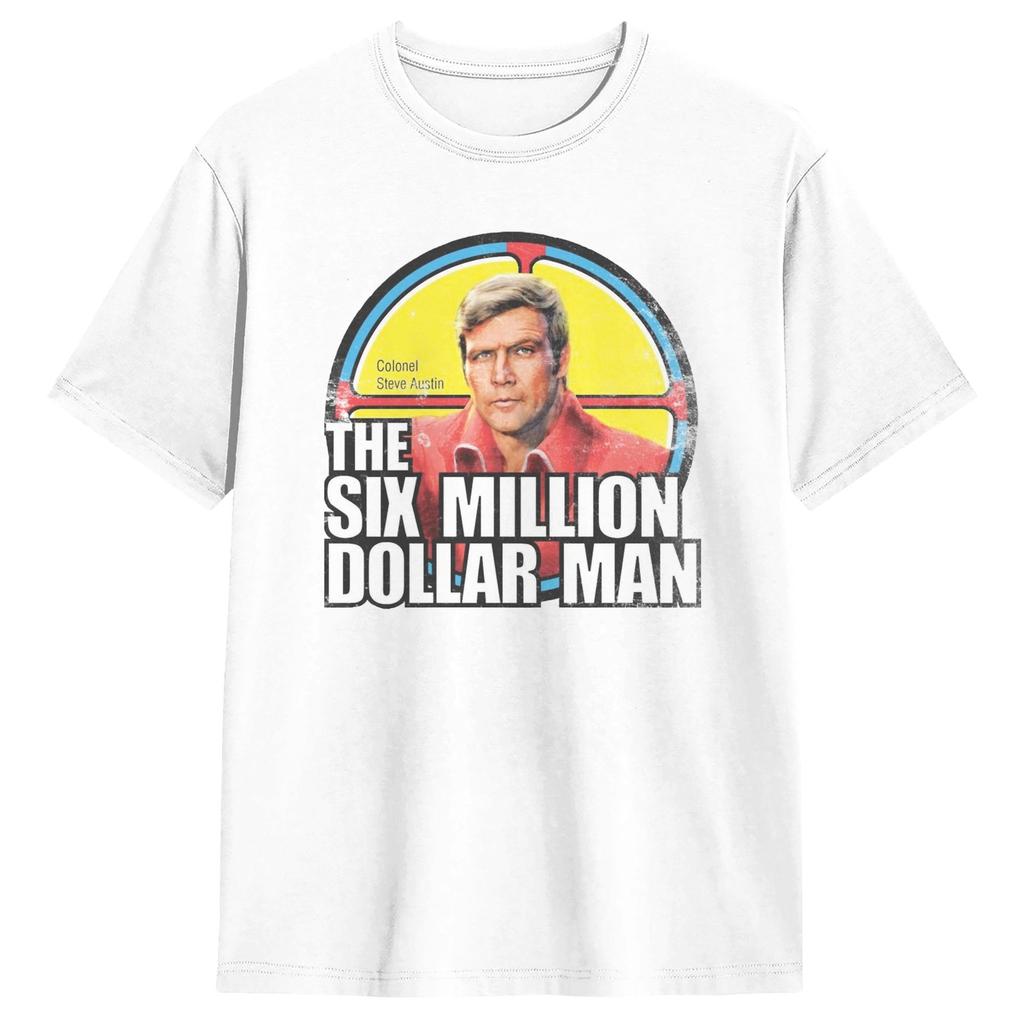 Six Million Dollar Unisex Tv T Shirt Summer Cotton TShirts For Unisex Popular Casual Tshirt Short Sleeve Vintage Tops