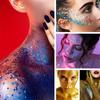 Fit Colors 6 Waterproof Body Paint Sequin Stick Face Lip Star Glitter Eyeshadow Holiday Stage Makeup