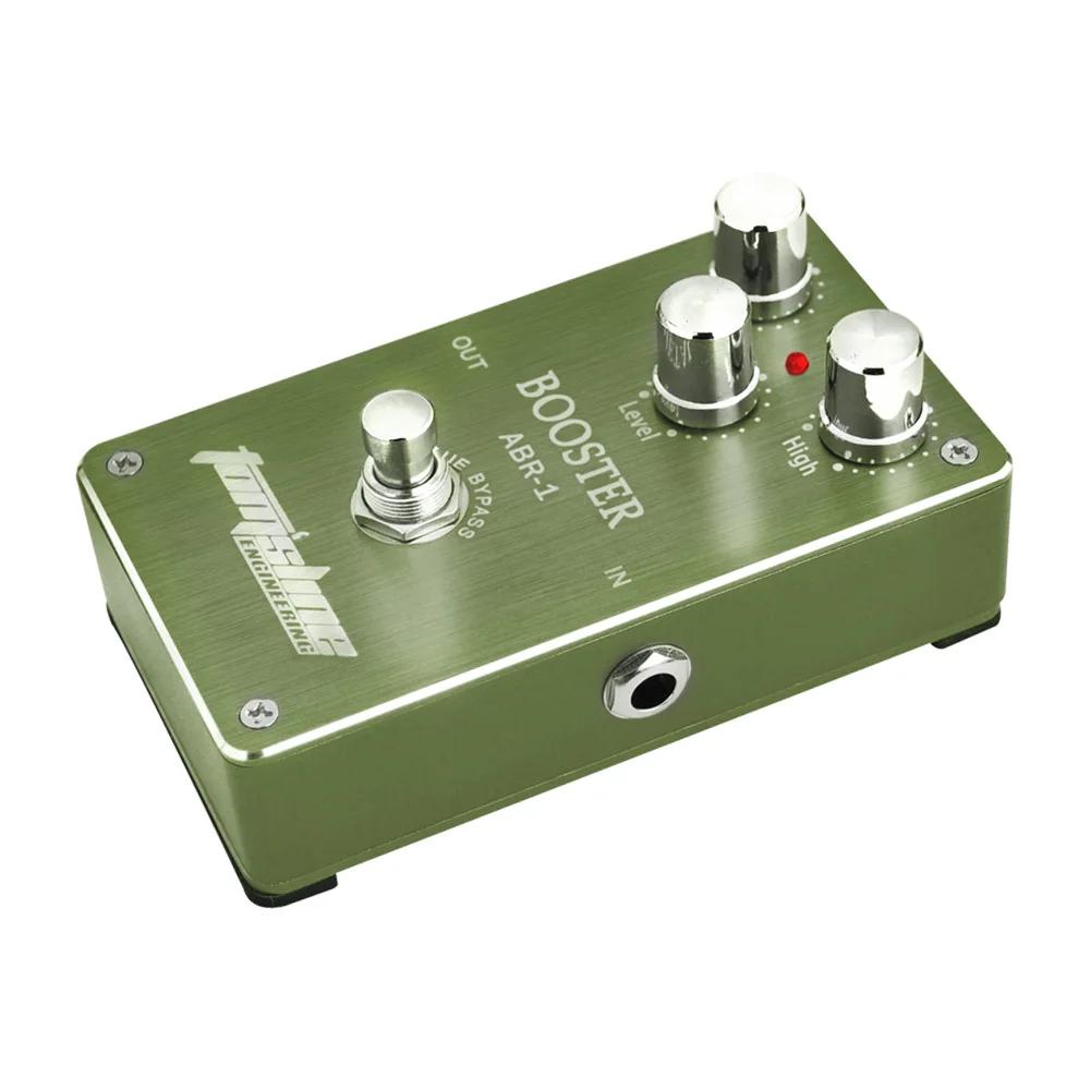 Педаль гитарного эффекта Aroma ABR-1 Аналоговый бустер True Bypass Корпус из алюминиевого сплава Части и аксессуары для электрогитары