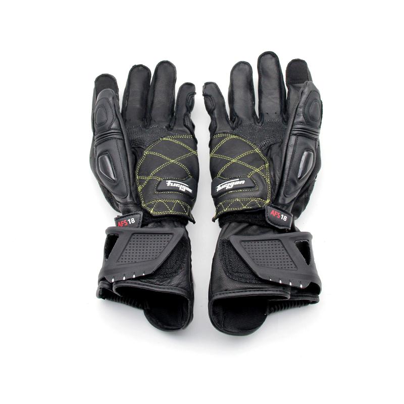 Motorcycle hard shell gloves high-quality leather gloves Motorcycle Racing riding anti fall protective gloves Furygan Gloves