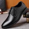 Мужские формальные туфли из искусственной кожи офисные кожаные туфли JZ-1307