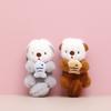 Adorable Otter Sea Plush Toy Cute Fluffy Keychain Charm Bags Perfect Gift Doll
