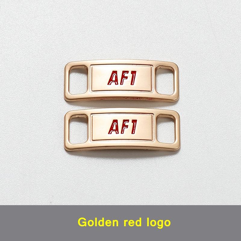 НОВЫЙ 1 пара Металлические пряжки для шнурков AF1 Украшение для обуви Подходит для всей обуви Кроссовки Аксессуары для обуви Пряжка для плоских шнурков