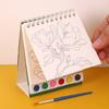 House Watercolor Painting Set DIY Painting Sketch Book Mini Painting Book  Kids