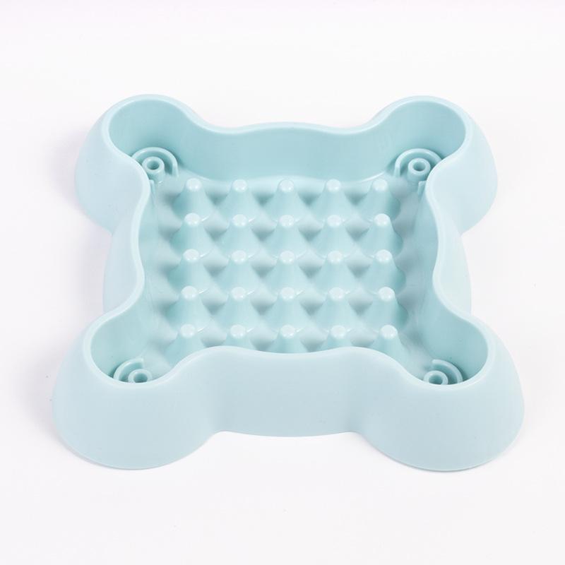 New dog slow food bowl anti-knock dog food bowl cat bowl non-slip at the bottom of the eating utensils pet food basin anti-choke bowl dog bowl