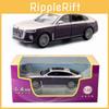 Alloy Simulation Hong Qi Luxury Sedan Model Toy With Sound And Light Functions