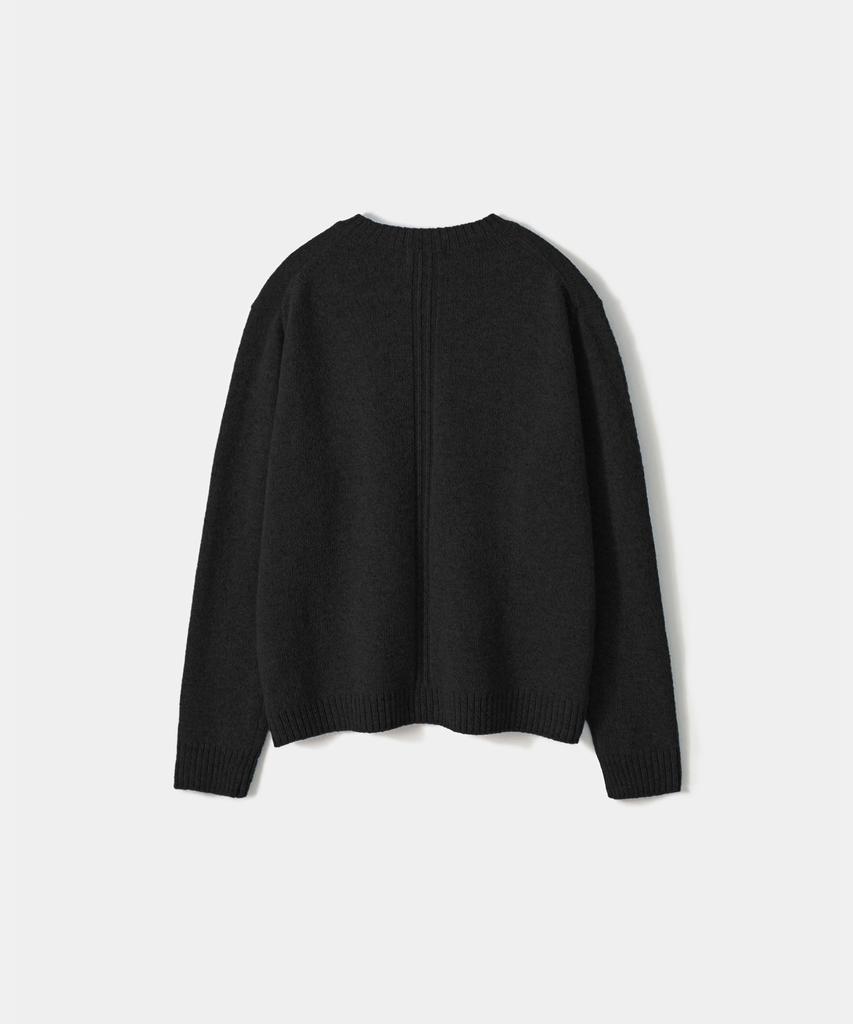 TRIP LE SENS [100% Wool] Pure Light Round Knit_Black