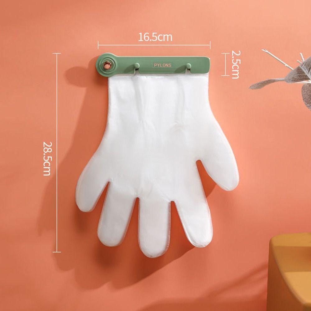 Plastic Disposable Glove Holder Non-slip Disposable Gloves Clip Kitchen Gadgets