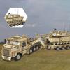 Военная серия Транспортер ракет US M983 Транспортер танков M10170 Бронированный автомобиль JLTV Сложные конструкторы Игрушки