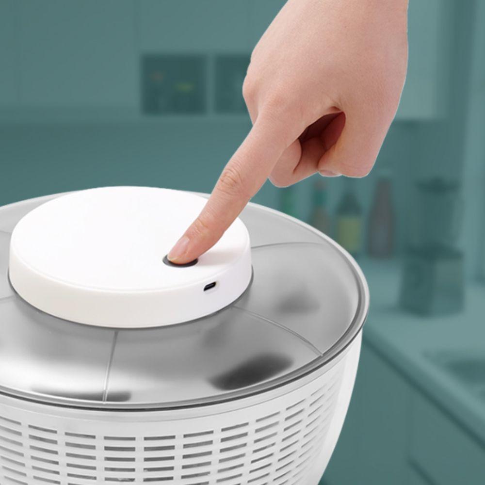 Multifunctional Electric Vegetable Dehydrator Wet Separation Drain Basket Vegetable Washing