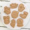 Baking Tools Creative Handmade Molds 8 Pcs/Set DIY Cartoon Biscuit Mould Christmas Cookie Cutters Plastic Baking Cookie Tools