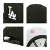 New Era Los Angeles Dodgers 9FIFTY Snapback Cap, Men's, Black and White, Baseball Cap [Parallel Import]
