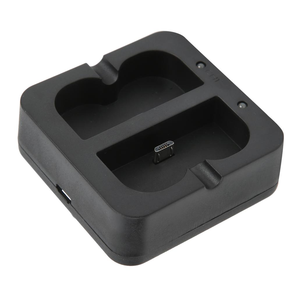 Двойное зарядное устройство для видеодомофона Пластиковое зарядное устройство для аккумуляторов дверного звонка с 2 портами зарядки