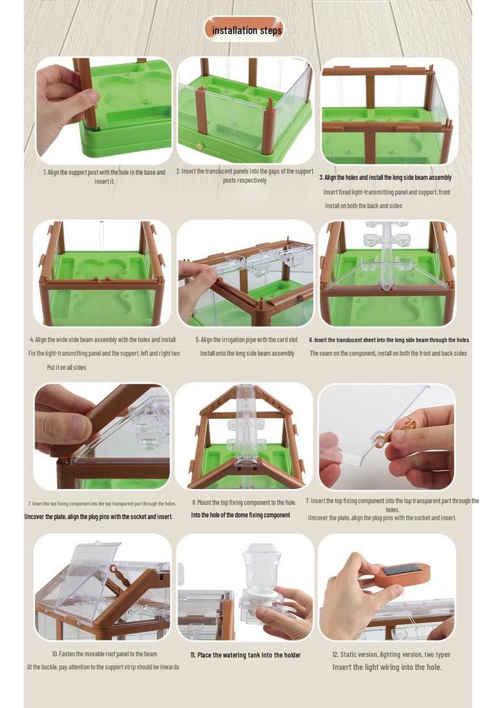 Educational Science Kit: Kindergarten & Primary School Plant Observation Toy Set