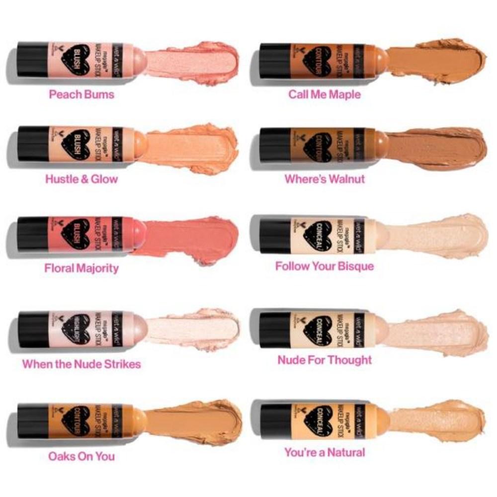 Wet n Wild MegaGlo Makeup Stick Concealer and Contour Brown Oak on You 31,2 г 1,1 унции 1 упаковка 804a