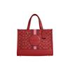 Сумка Dempsey 29 Classic Monogram на кнопке-застежке, с полосатым декором, из жаккардовой ткани, из кожи с текстурой «pebble», для ношения на плече, через плечо, большая C8448-IMP2Z