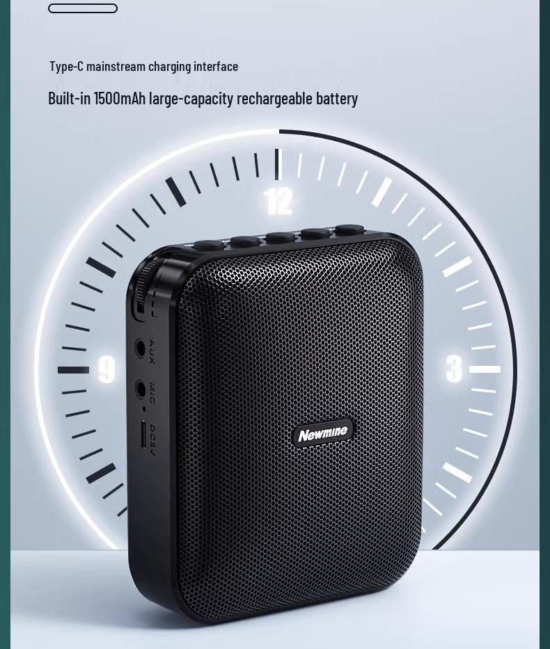 Беспроводной Bluetooth-динамик Newman U226 Little Bee для учителей, гидов и уличных торговцев