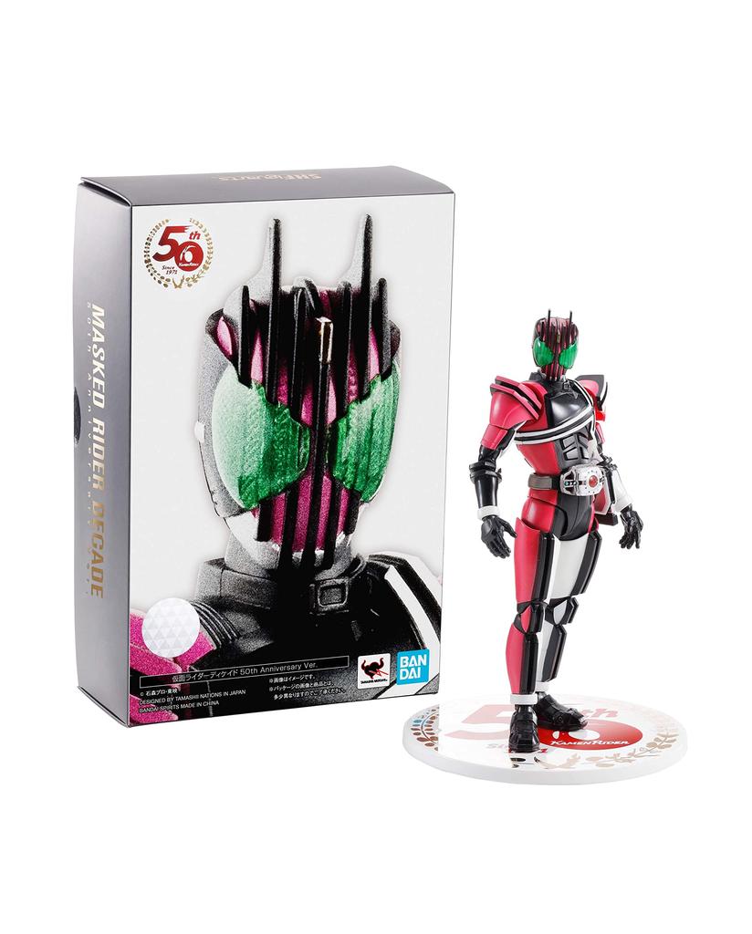 TAMASHII NATIONS Kamen Rider Decade 50th Anniversary 145mm Painted Movable Figure S.H.Figuarts (Shinkocho Seiho) Ver. Approx. ABS&PVC