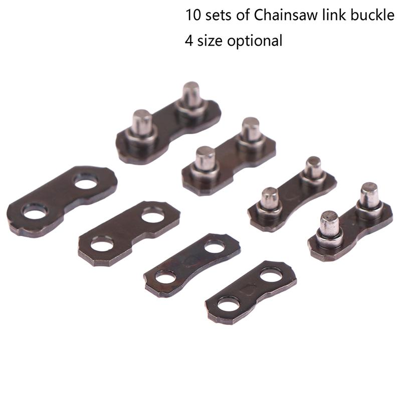 10 Pairs Professional Saw Chain Lock 0.404" 0.325" 3/8" 3/8"Lp Is Available Chainsaw Link Buckle