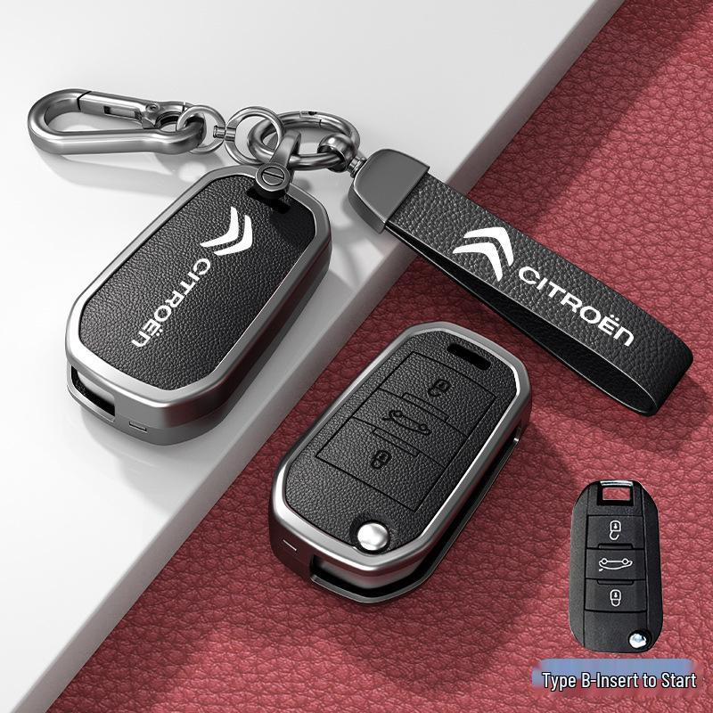 Чехол и пряжка для автомобильного ключа для моделей Citroen C3XR, C4L, Tianyi, C5, C4 Sega, Elysee, C6