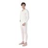 Hidamari Health Kiwami Top and Bottom Set Underwear, (M, Men's Off-White)