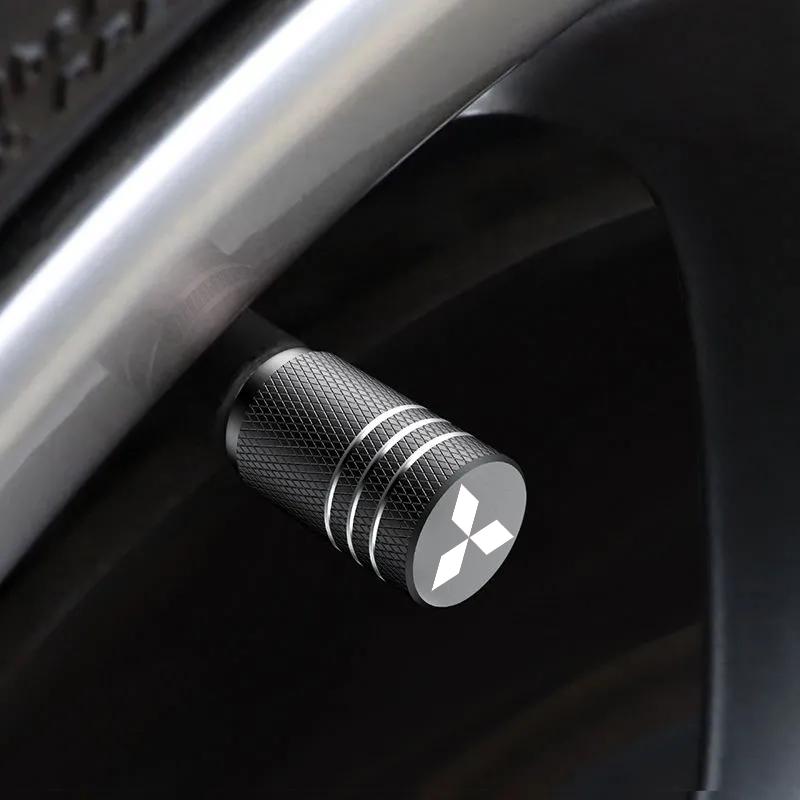 4Pcs Aluminum Car Wheel Tire Valve Cap Covers for Mitsubishi Pajero Sport Eclipse Cross L200 Colt Delica Ralliart Triton Car vhzh95