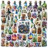 50 Witch Potion Bottle Waterproof Decorative Stickers for Water Bottles and Computers
